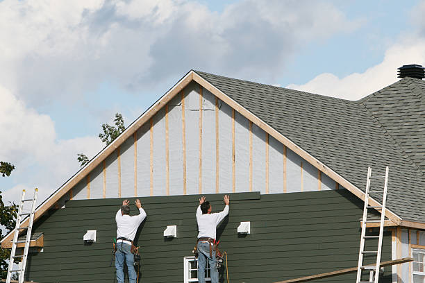 Professional Emergency Siding Repair technician working in Jetersville, VA